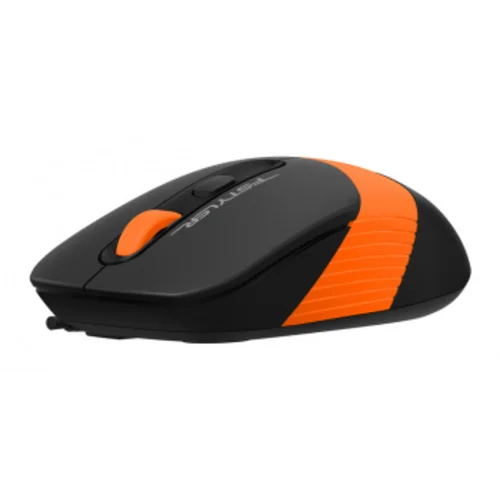 Мышь A4Tech Fstyler FM10 черный/оранжевый оптическая (1600dpi) USB (4but)